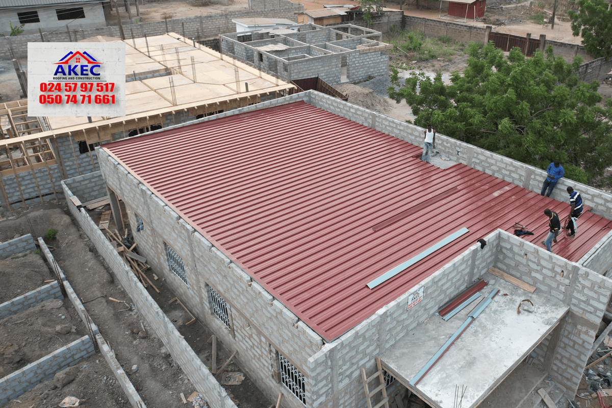 Installation of Roofing Sheets